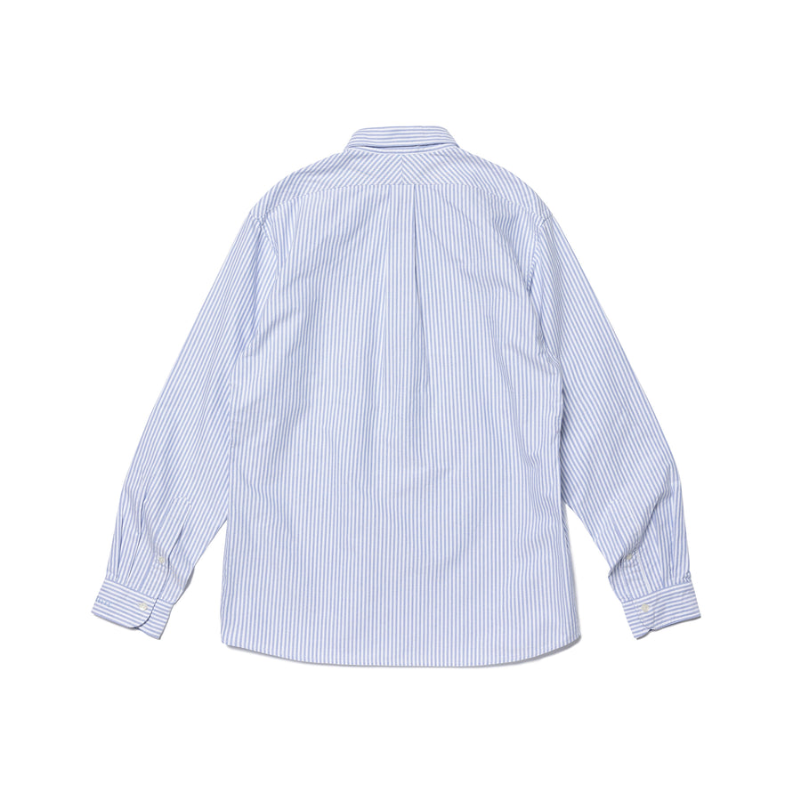 Human Made | Striped B.D L/S T-Shirt | Blue | HM26SH002