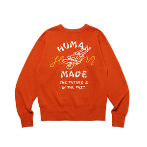Human Made Mens Knitted Dragon Sweatshirt #2 Red HM27CS024