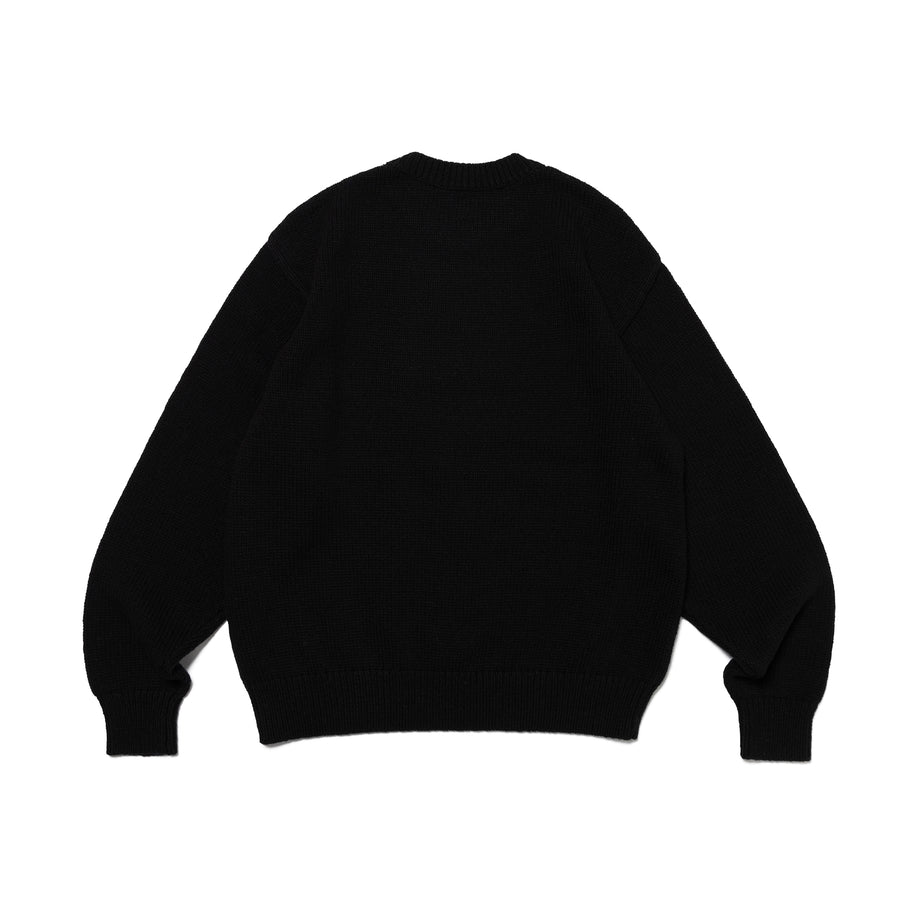 Human Made Low Gauge Knit Sweater Black HM27CS038