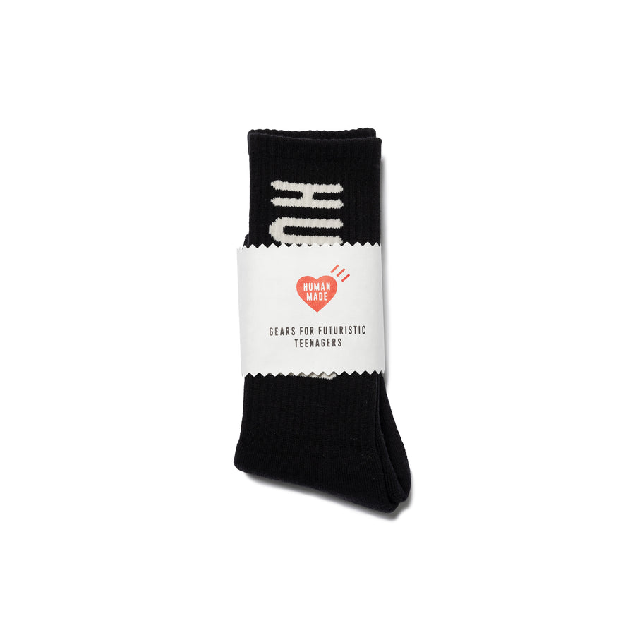 Human Made HM Logo Socks Black HM27GD058