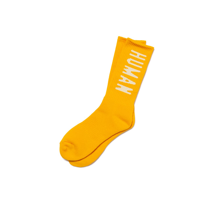 Human Made HM Logo Socks Yellow HM27GD058