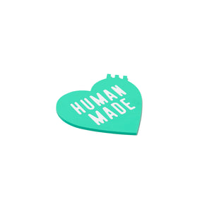 Human Made Heart PVC Coaster Green HM27GD075
