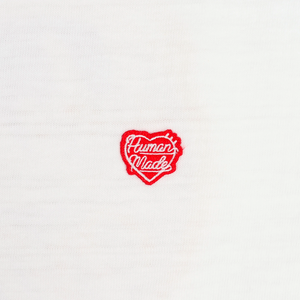 Human Made Heart Badge Knitted T-Shirt White HM27CS002