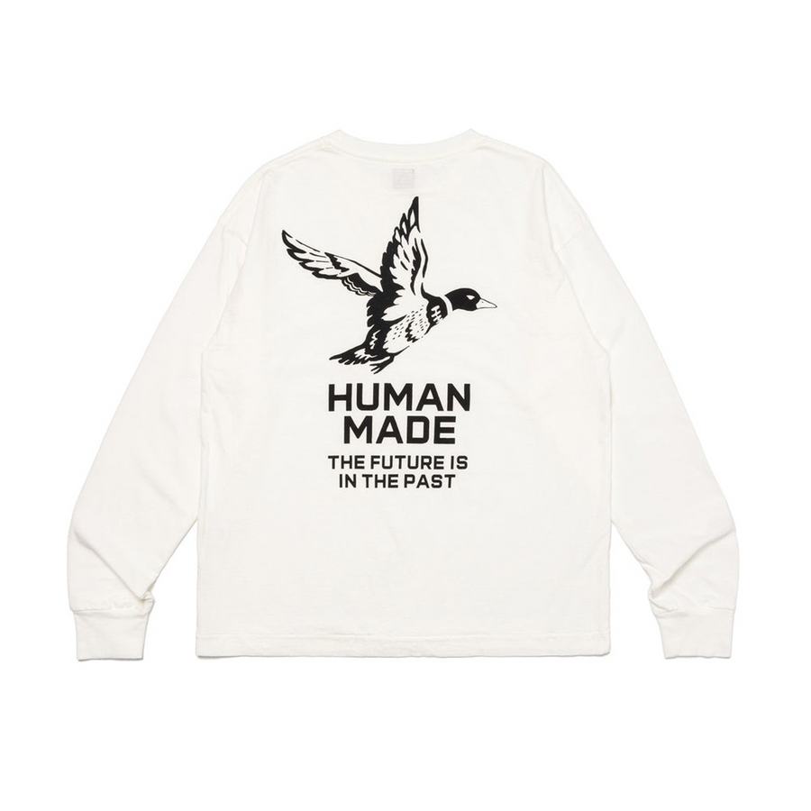 Human Made Graphic Longsleeve T-Shirt White HM27CS015