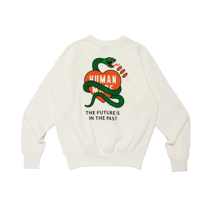 Human Made Tsuriami Sweatshirt White HM29CS011W