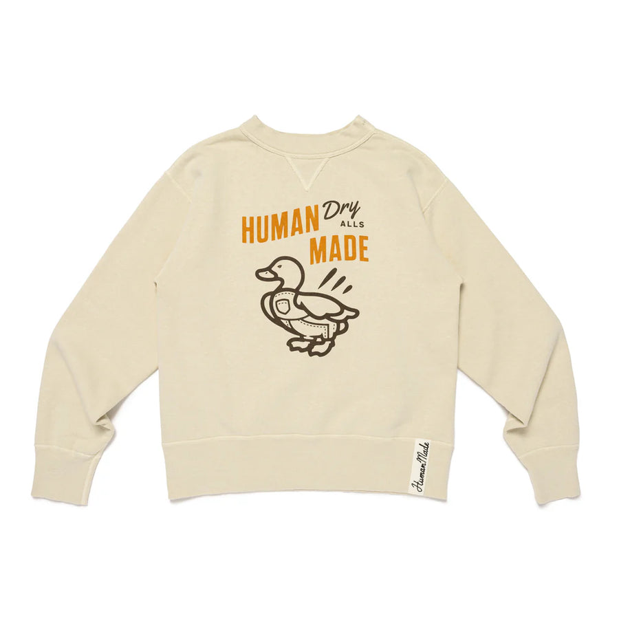 Human Made Tsuriami Sweatshirt Beige HM29CS014B