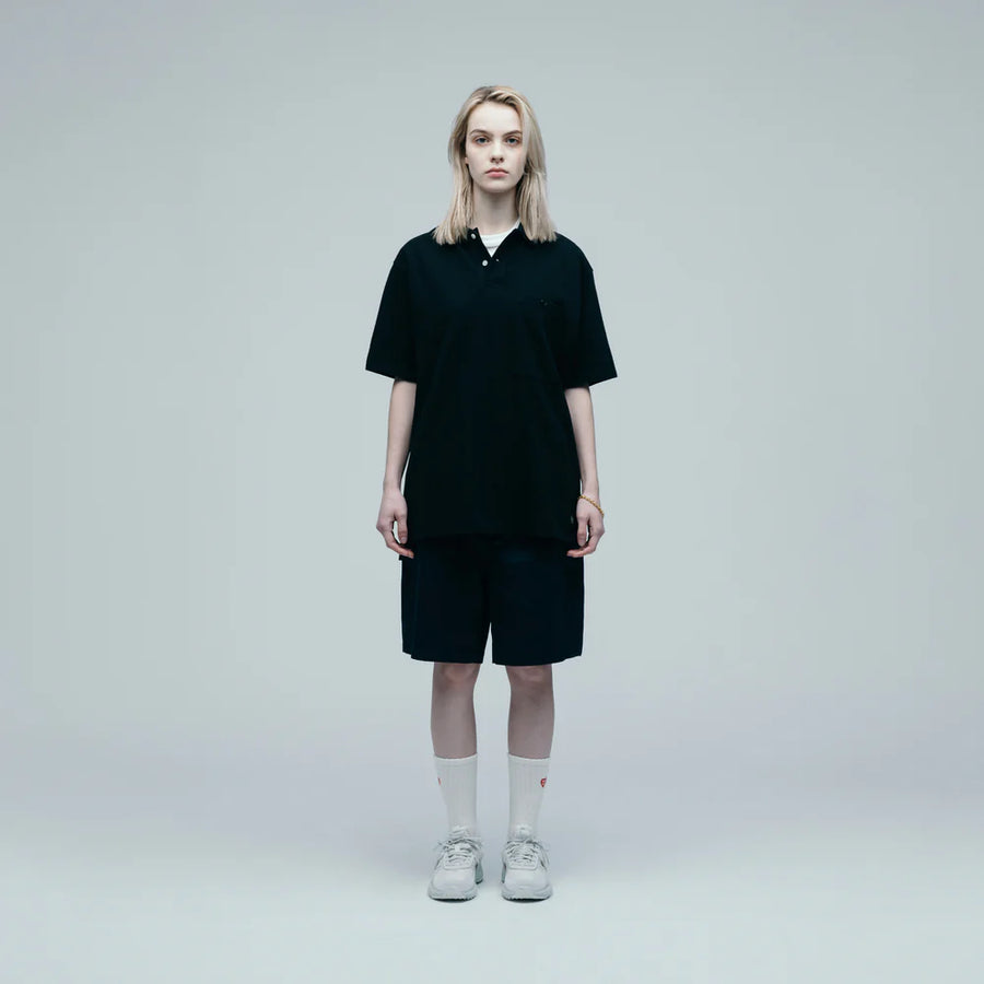 Human Made Big Polo Shirt Black HM29CS025BL