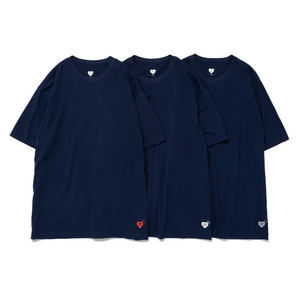 Human Made 3-Pack T-Shirt Set Navy HM29CS035N