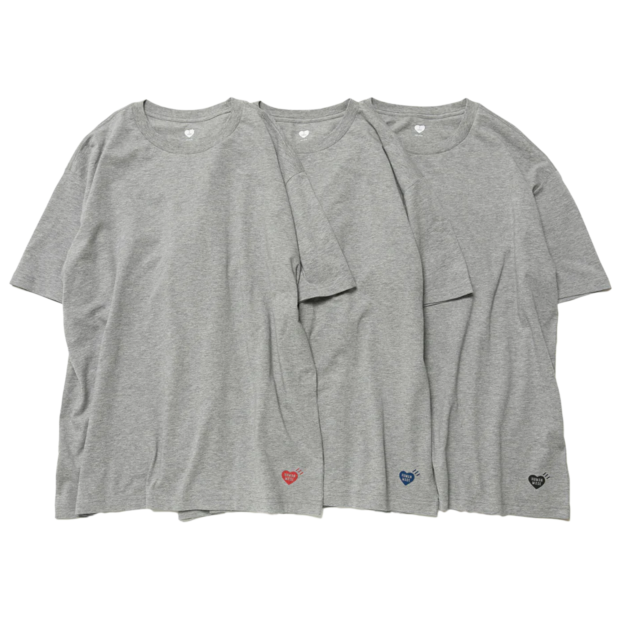 Human Made 3-Pack T-Shirt Set Gray HM30CS037
