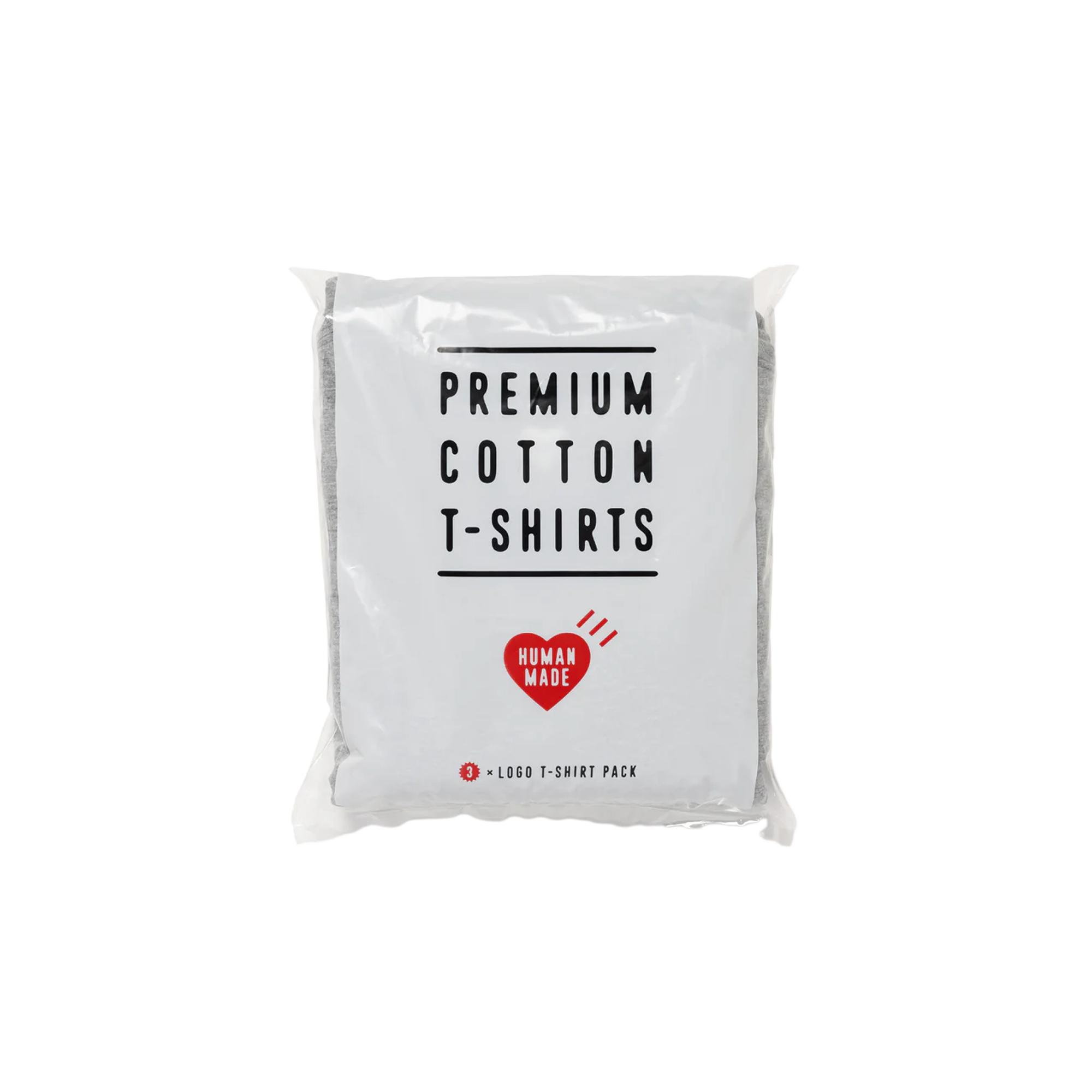 Human Made 3-Pack T-Shirt Set Gray HM30CS037