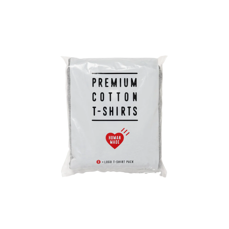 Human Made 3-Pack T-Shirt Set Gray HM30CS037