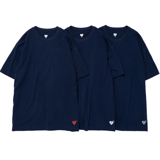 Human Made 3-Pack T-Shirt Set Navy HM30CS037