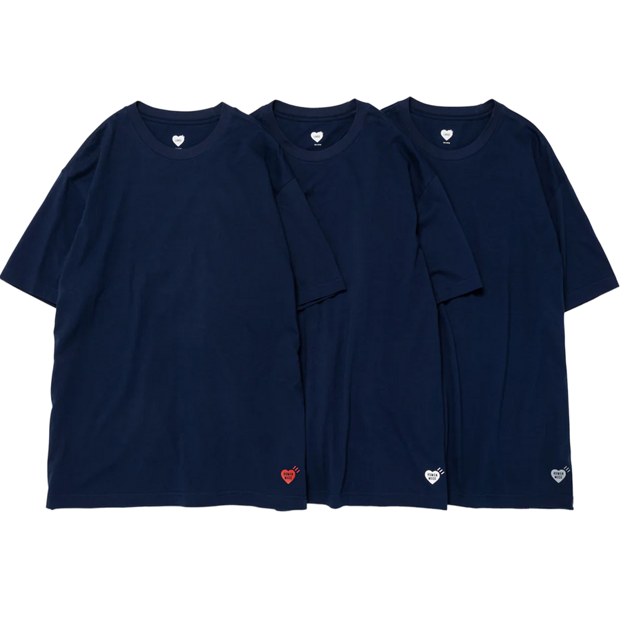 Human Made 3-Pack T-Shirt Set Navy HM30CS037