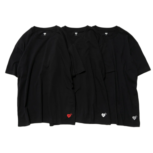 Human Made 3-Pack T-Shirt Set Black HM30CS037