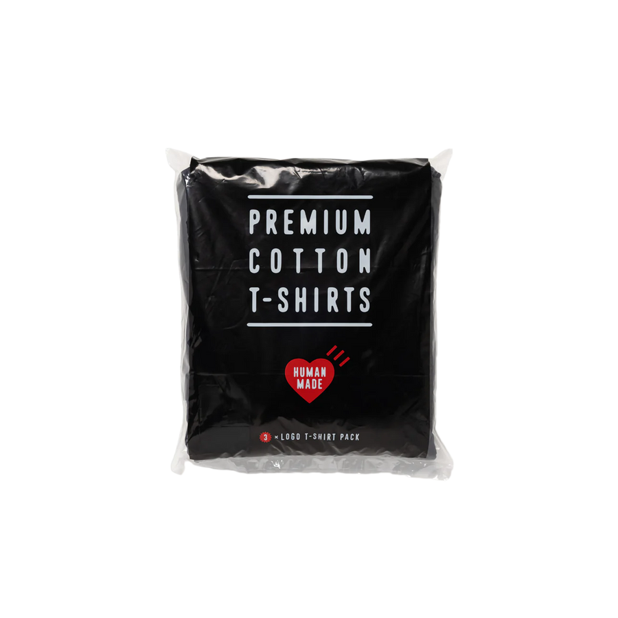 Human Made 3-Pack T-Shirt Set Black HM30CS037