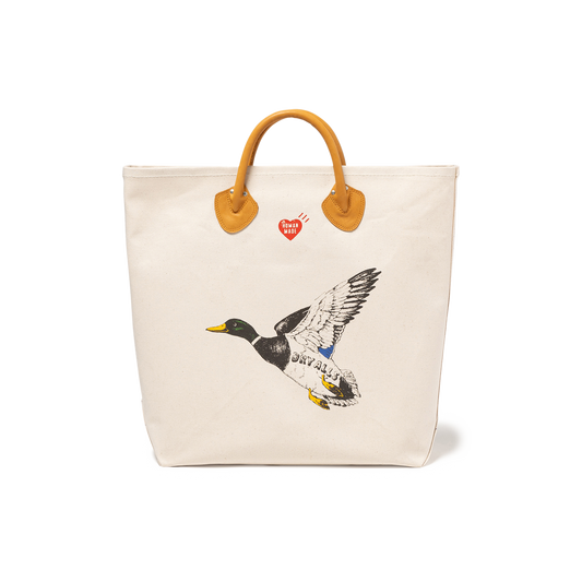 Human Made Canvas Tote White HM30GD016