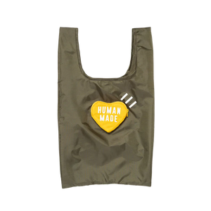 Human Made Heart Shopping Bag Small Olive Drab HM30GD026