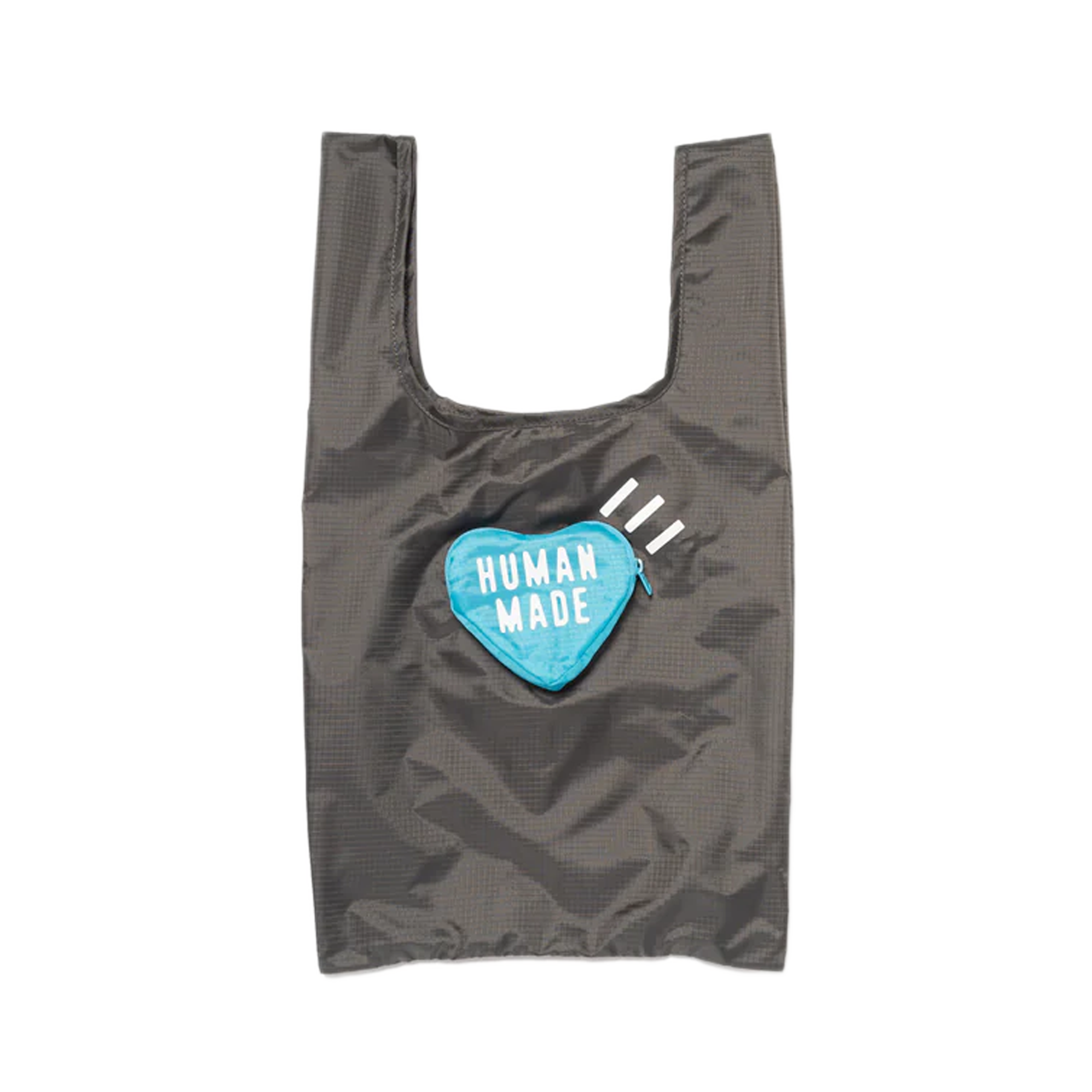 Human Made Heart Shopping Bag Small Gray HM30GD026