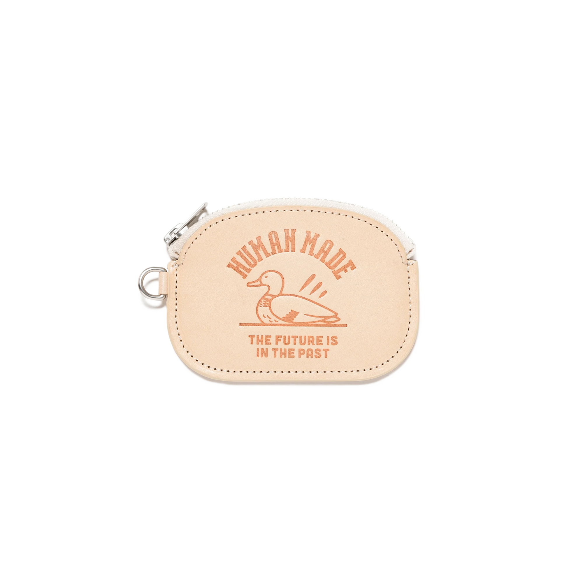 Human Made Leather Coin Case Beige HM30GD030