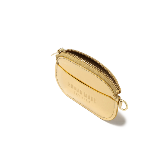 Human Made Leather Coin Case Gold HM30GD030