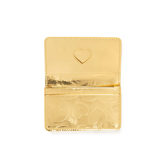 Human Made Leather Card Case Gold HM30GD031