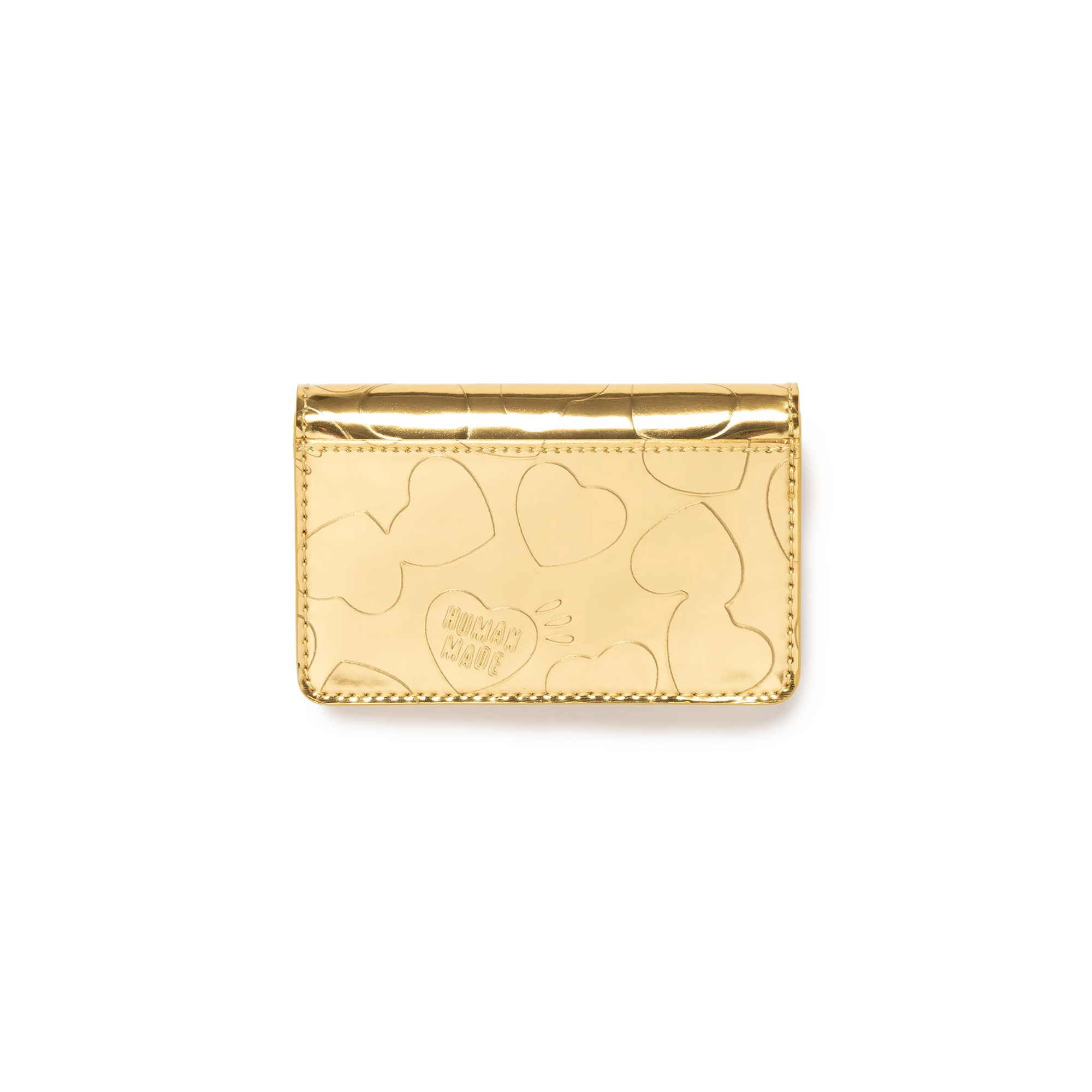 Human Made Leather Card Case Gold HM30GD031