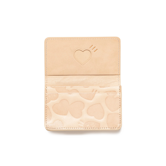 Human Made Leather Card Case Beige HM30GD031