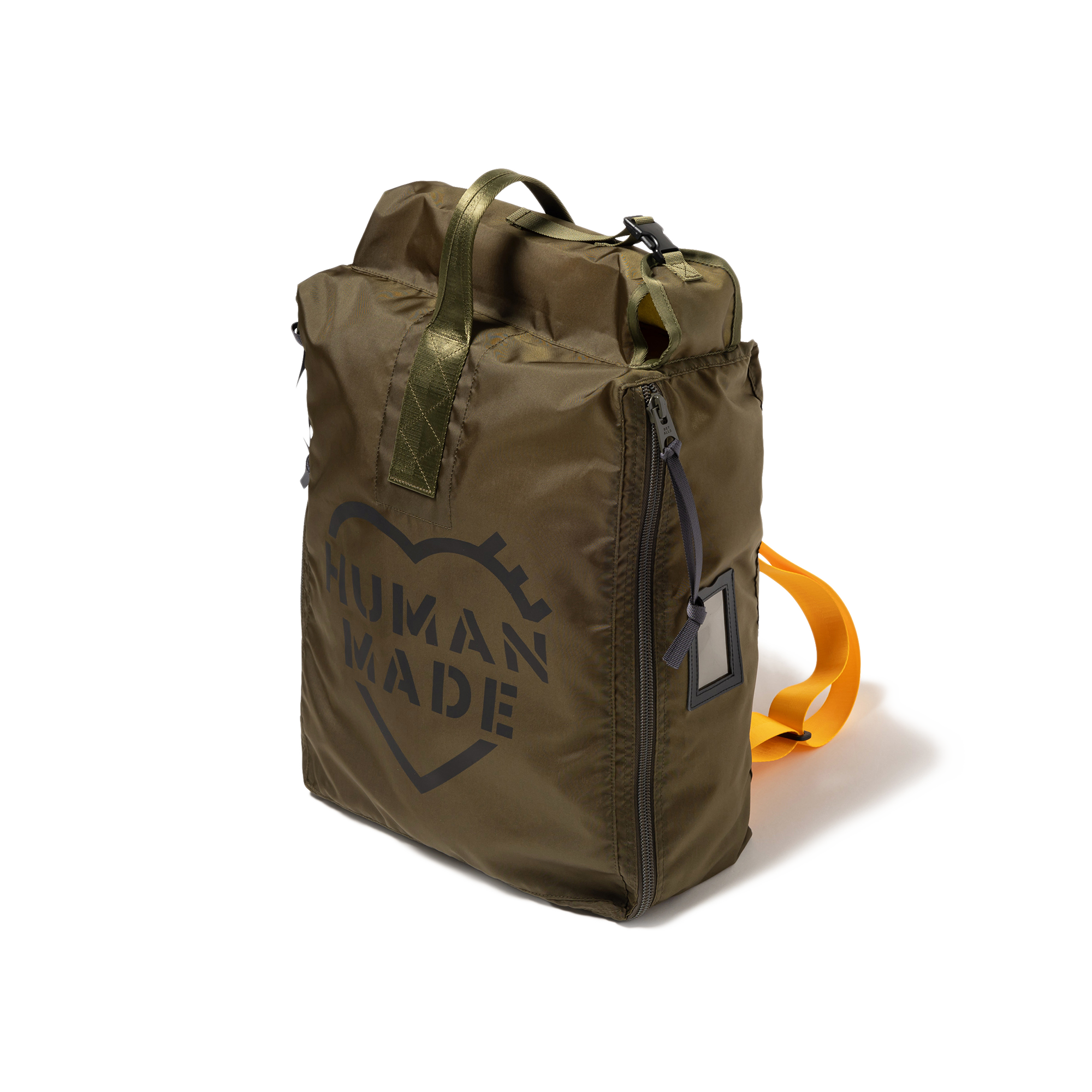 Human Made Military Backpack Olive Drab HM30GD045