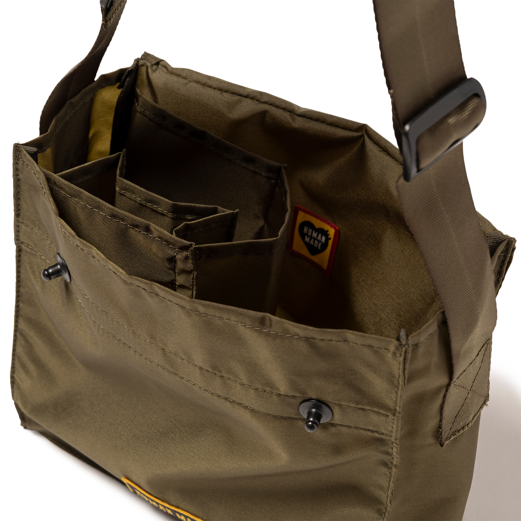 Human Made Military Shoulder Large Olive Drab HM30GD049