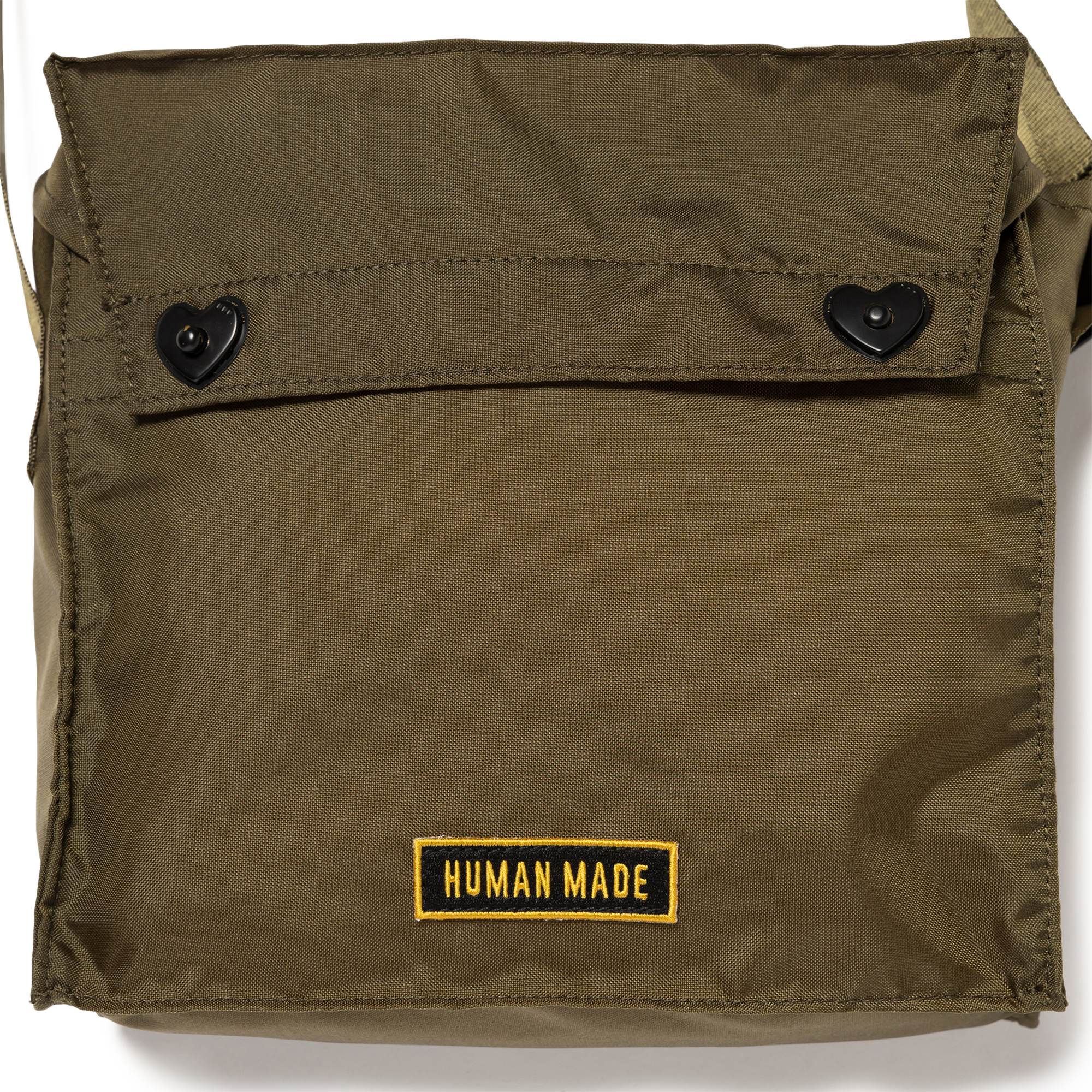 Human Made Military Shoulder Large Olive Drab HM30GD049