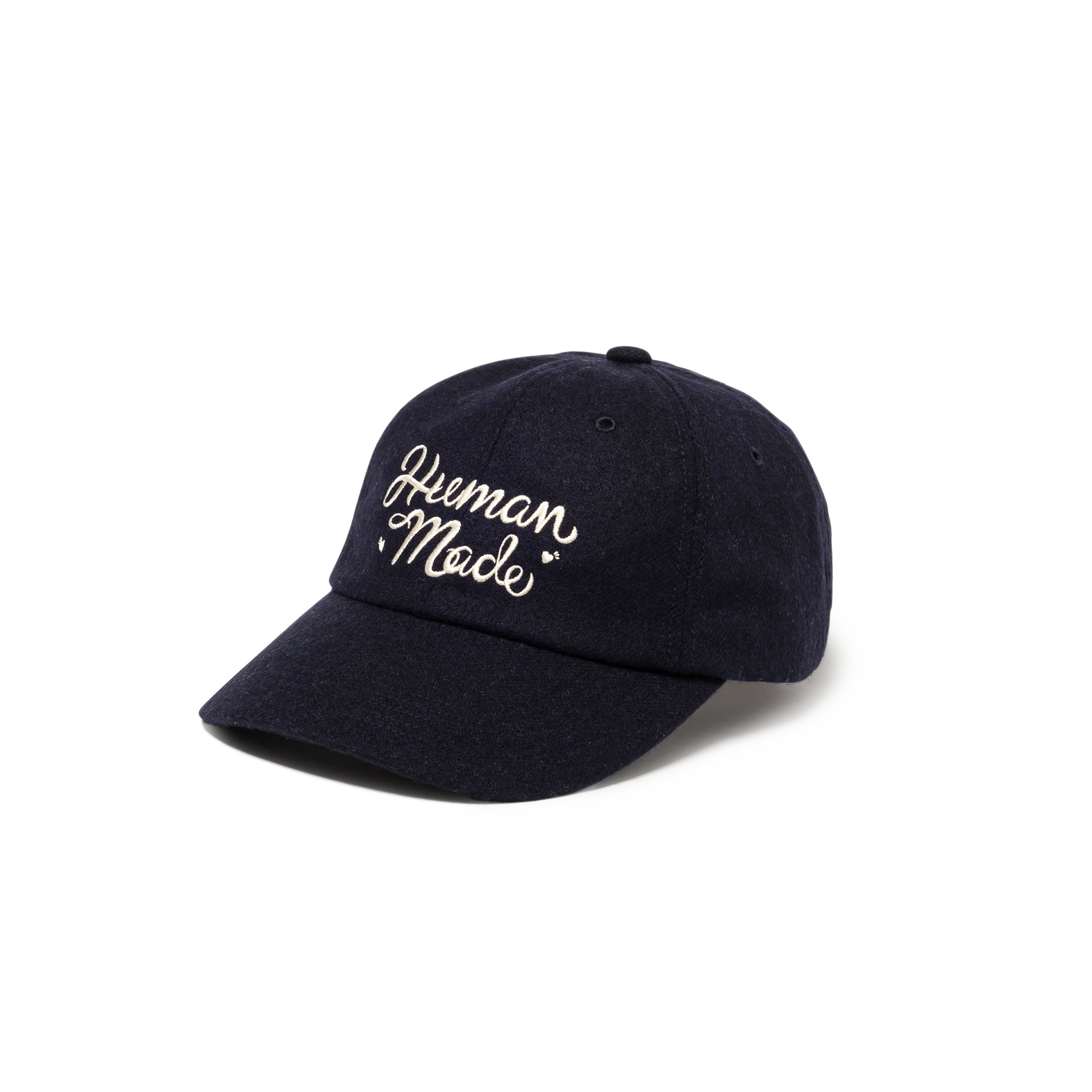 Human Made 6Panel Wool Cap Navy HM30GD052