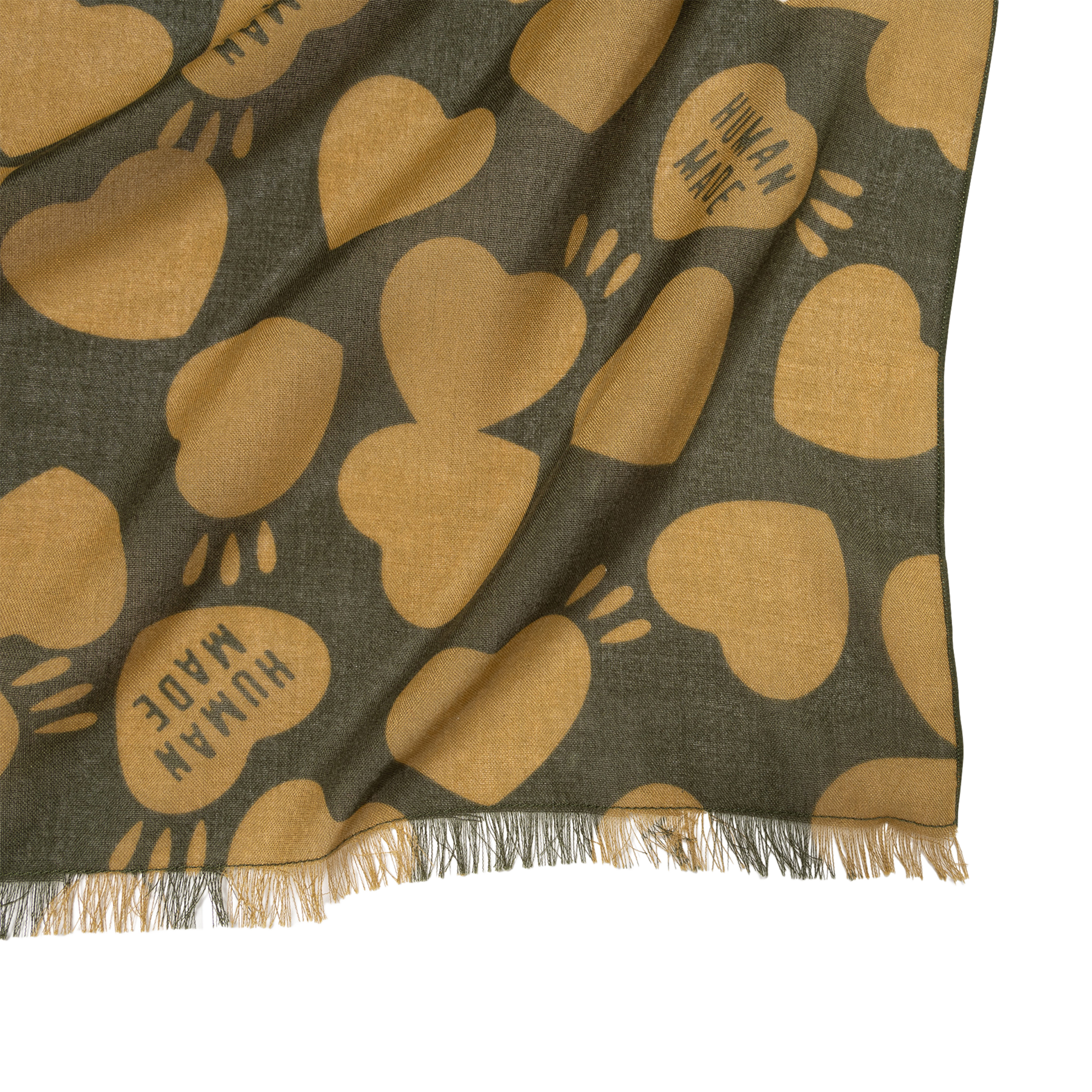 Human Made Heart Stole Olive Drab HM30GD058