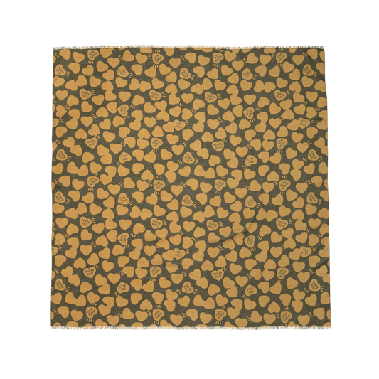 Human Made Heart Stole Olive Drab HM30GD058