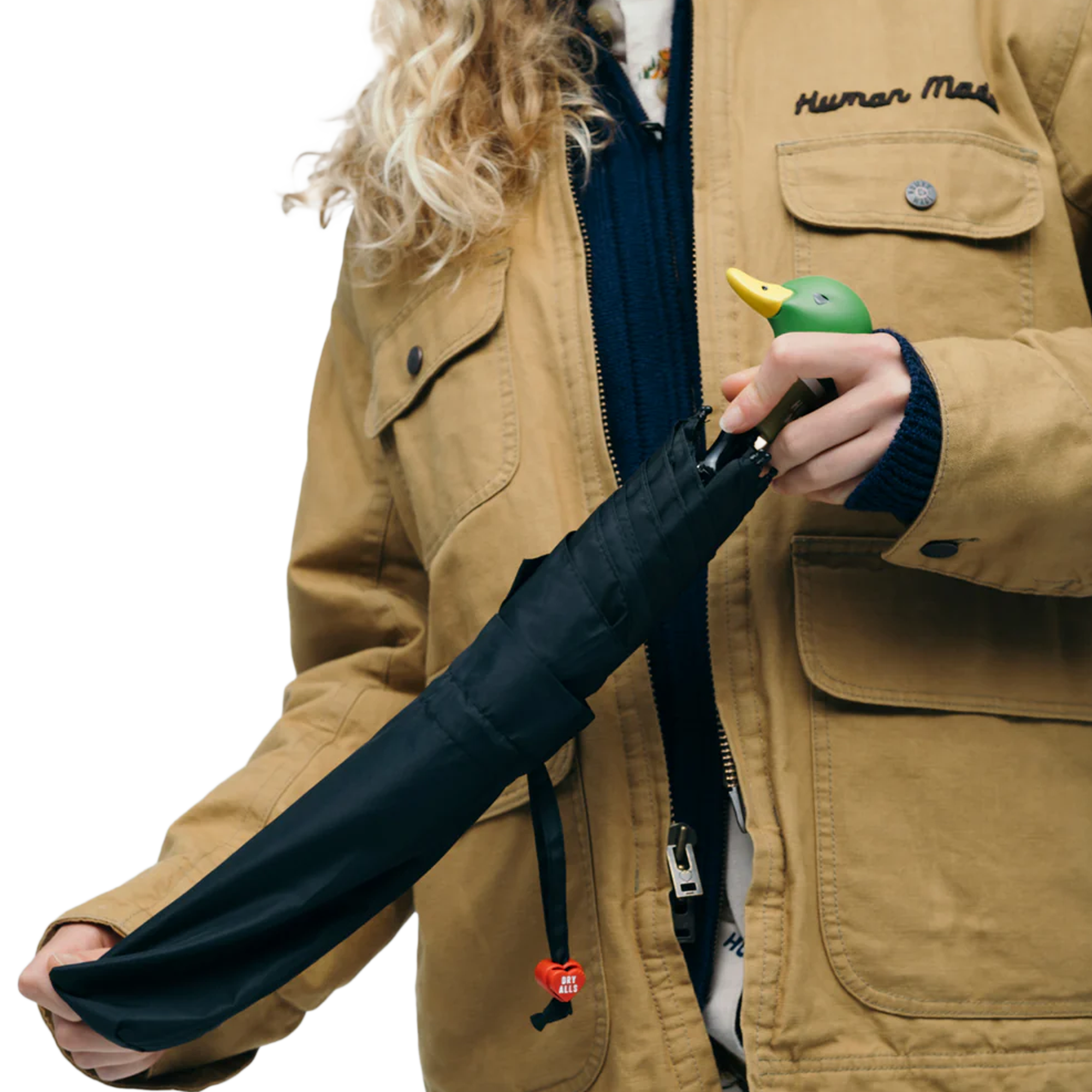 Human Made Duck Compact Umbrella Black HM30GD083