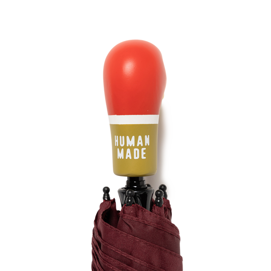 Human Made Duck Compact Umbrella Burgundy HM30GD083