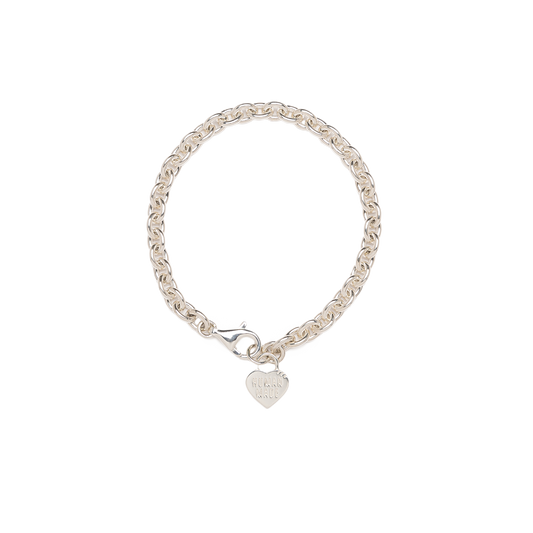 Human Made Heart Silver Bracelet Silver HM30GD086