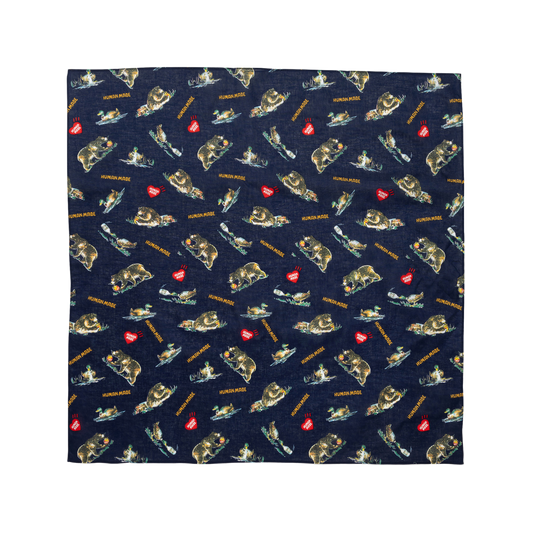 Human Made Big Bandana Navy HM30GD092