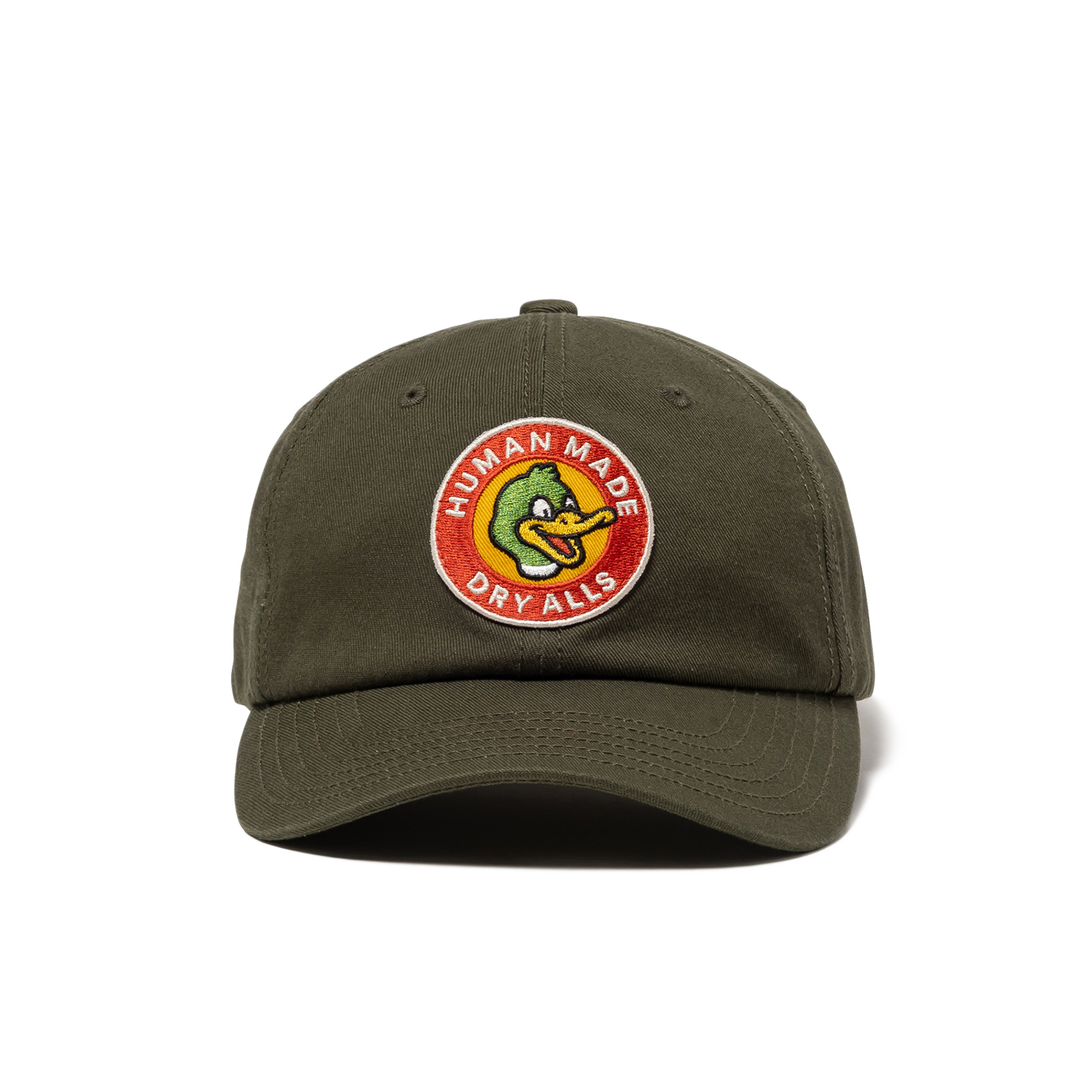 Human Made 6-Panel Twill Cap Olive Drab HM31GD019