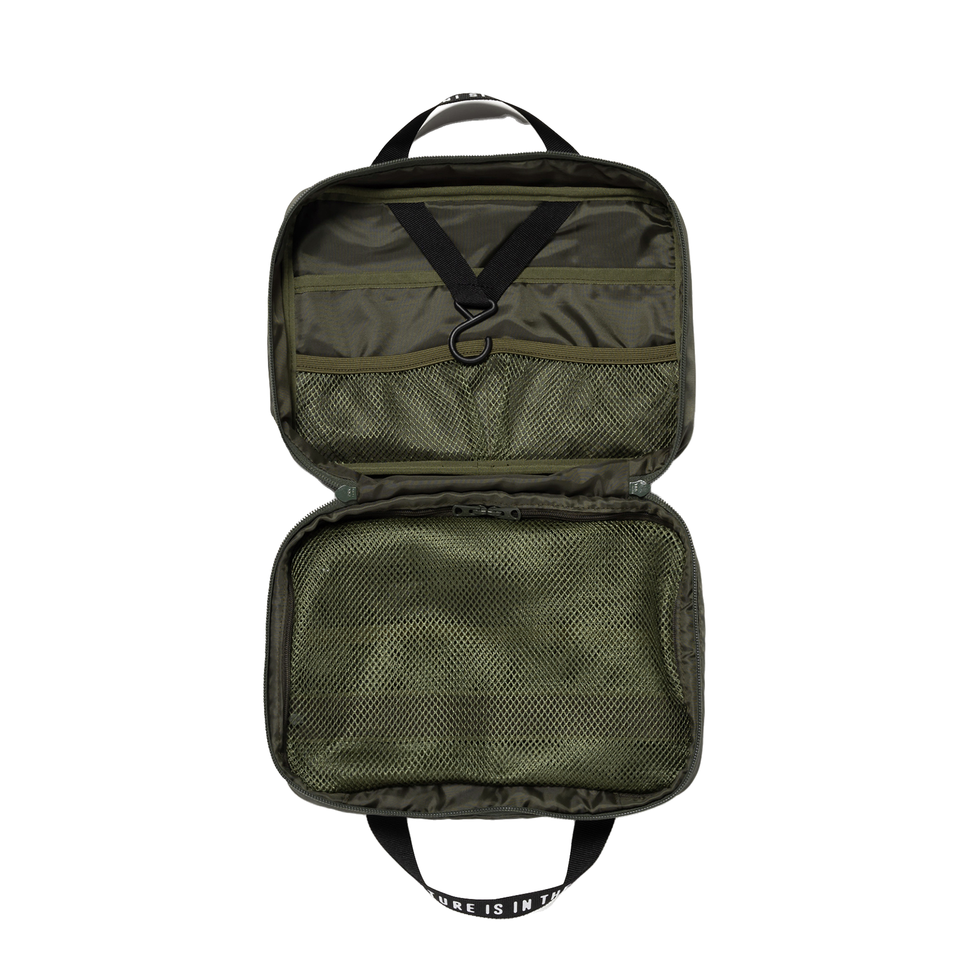 Human Made Organizer Pouch Olive Drab HM31GD074