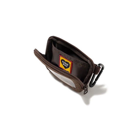 Human Made Military Card Case Brown HM31GD076