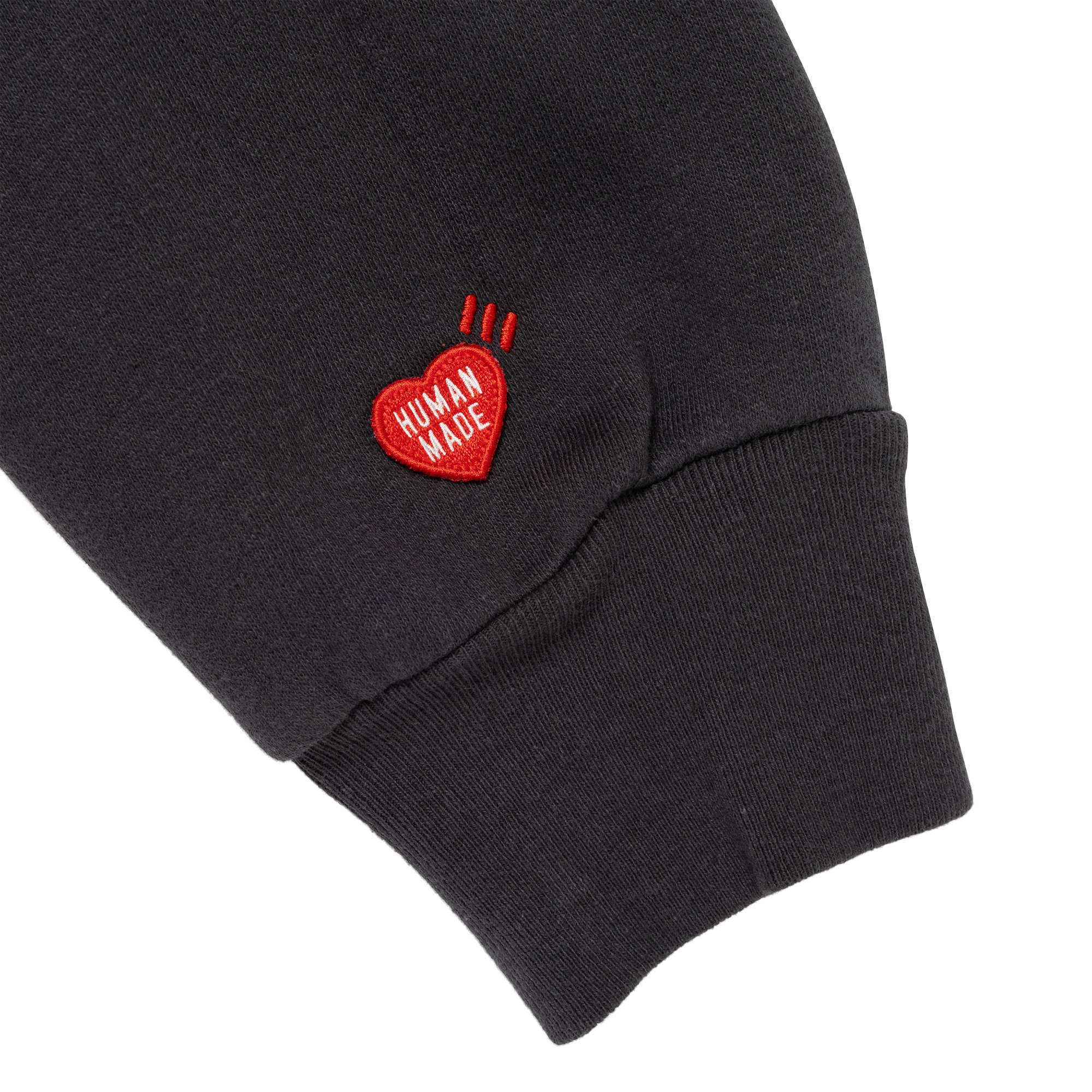 Human Made Embroidered Sweatshirt Black HM32CS048