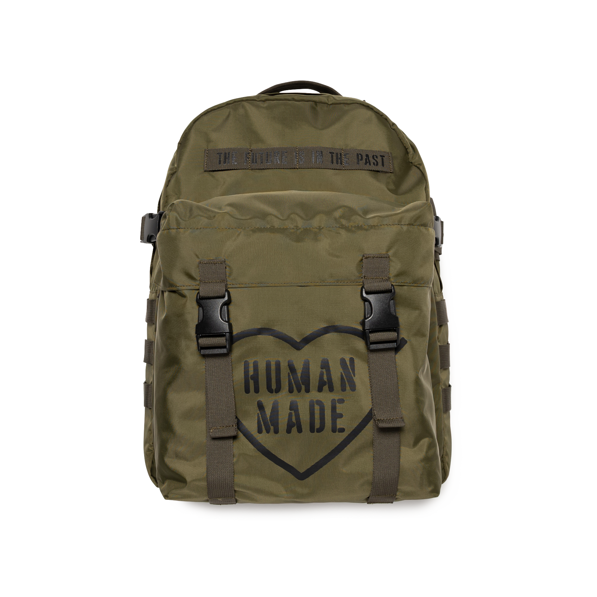 Human Made Military Backpack Olive Drab HM32GD008