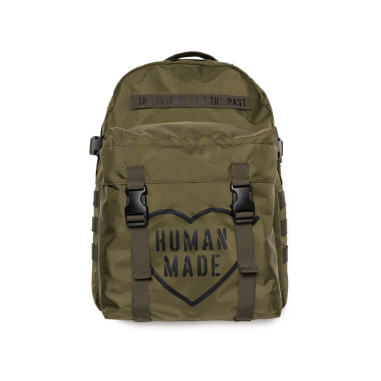 Human Made Military Backpack Olive Drab HM32GD008
