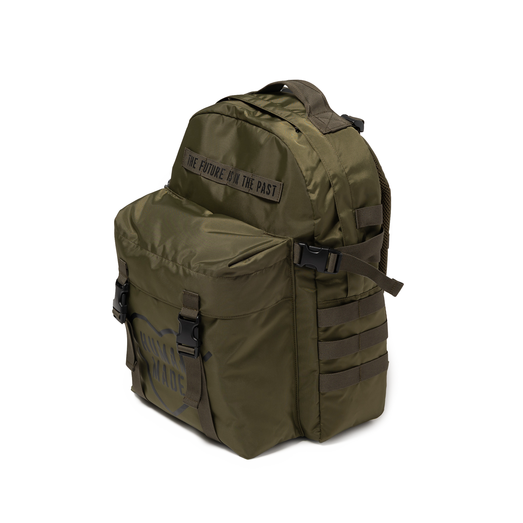 Human Made Military Backpack Olive Drab HM32GD008
