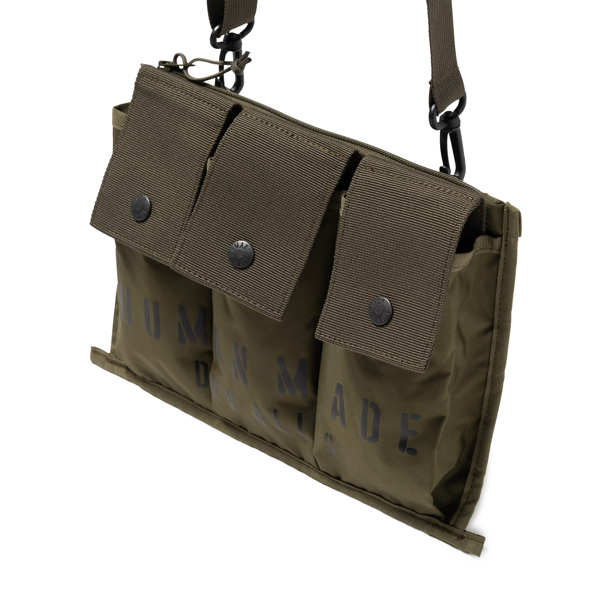 Human Made Military Pouch#3 Olive Drab HM32GD011