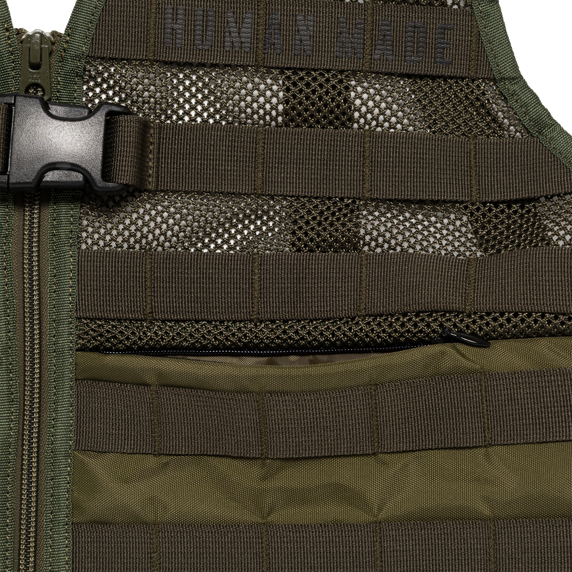 Human Made Tactical Vest Olive Drab HM32GD016