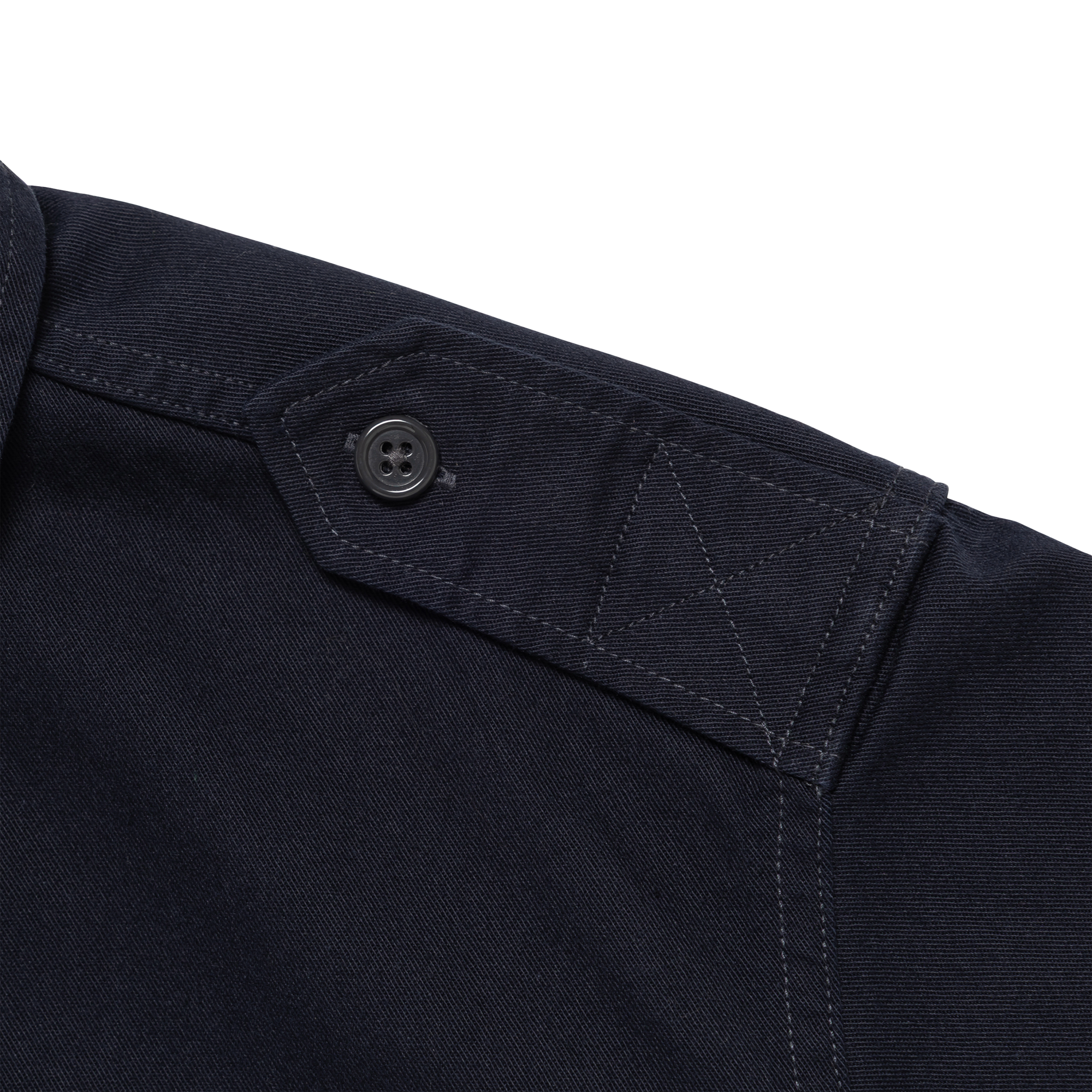Human Made Twill Epaulette Shirt Navy HM32SH003