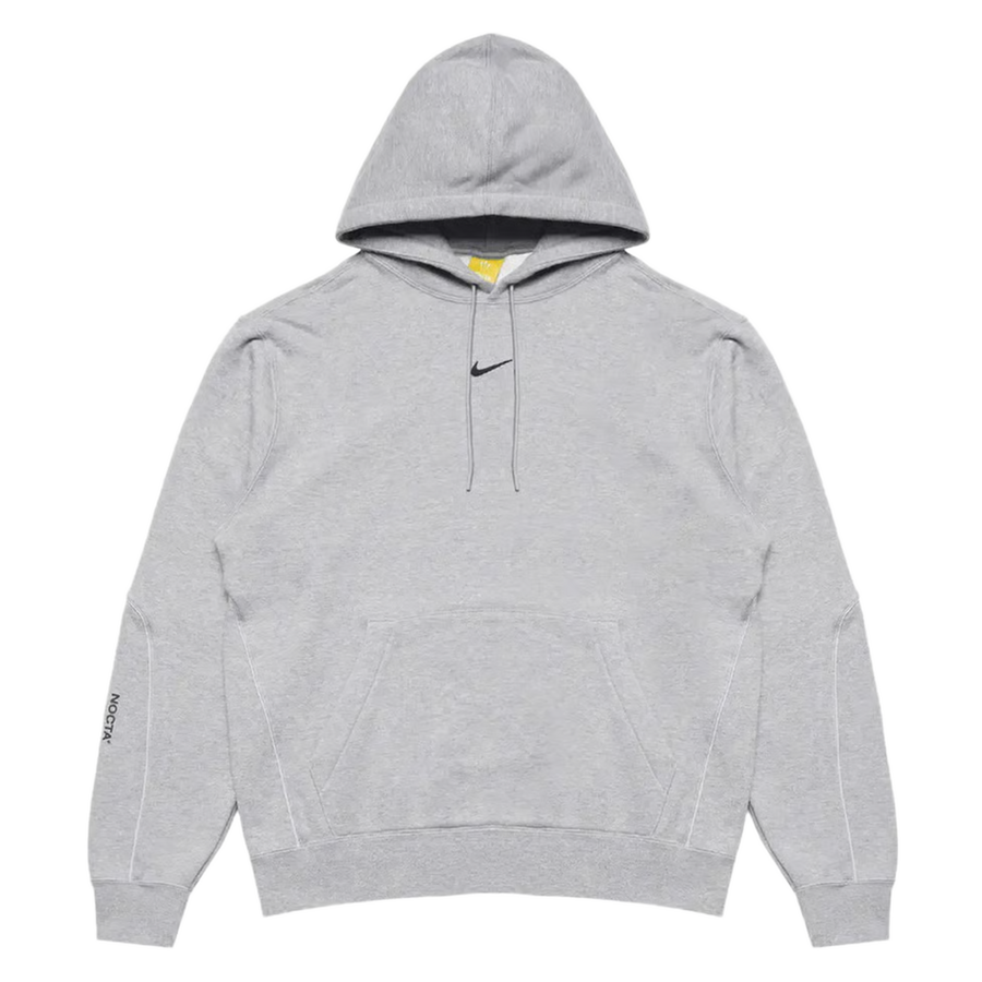 Nike NOCTA Men's NRG CS Hoodie FLC 2 Dk Grey Heather/Matte Silver/Black HM5762-021