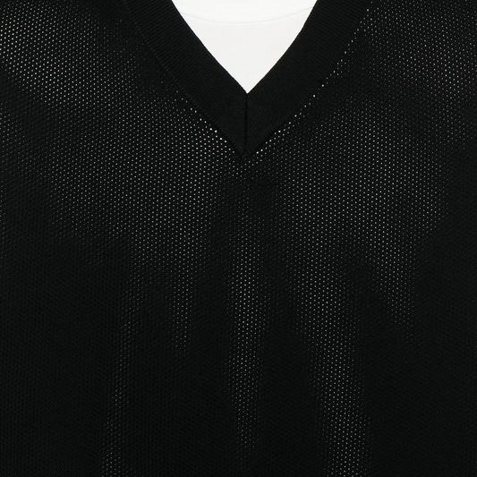 Comme des Garcons Homme Cotton Jersey X Polyester Knit T-Shirt HO-T006-051 White