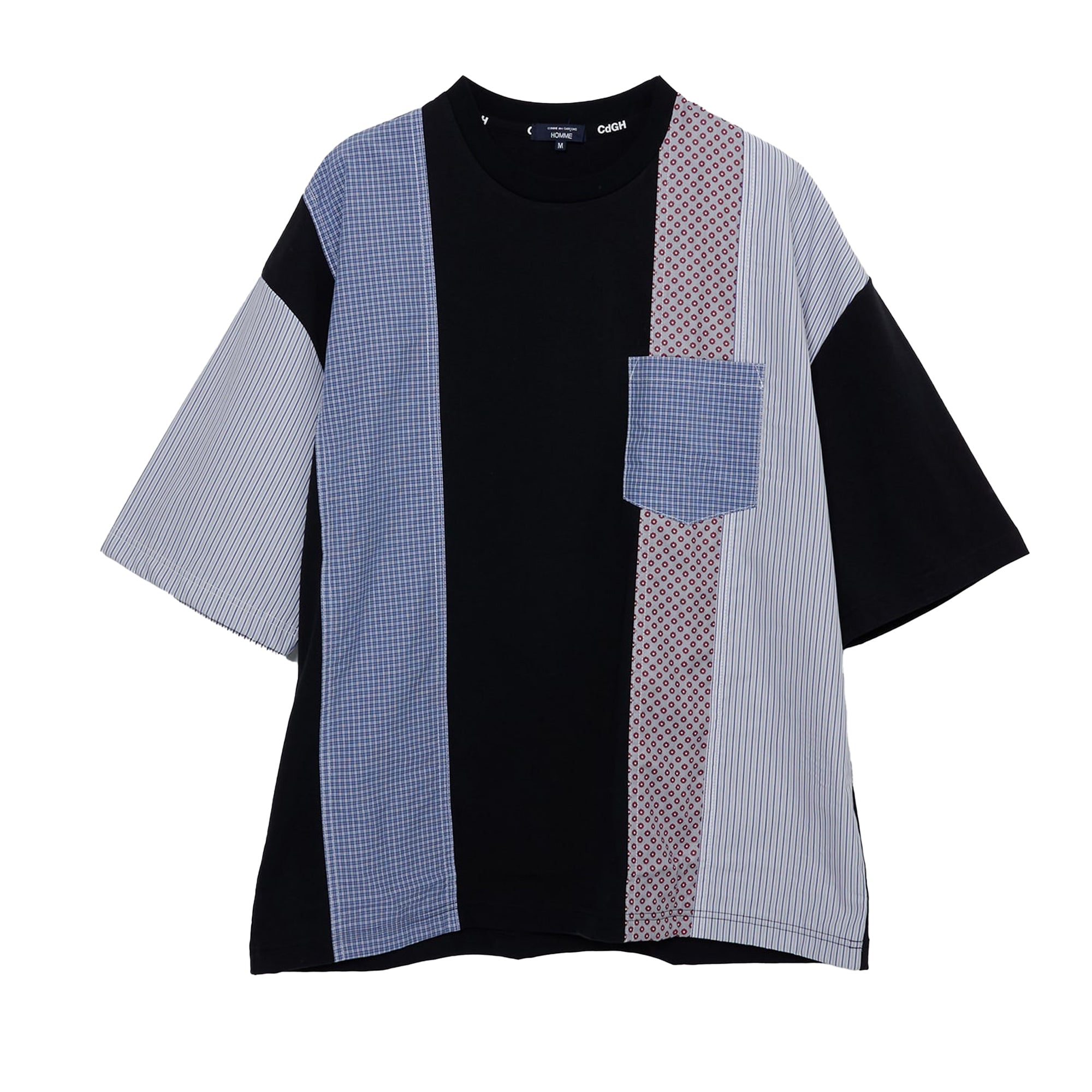 Comme des Garcons Homme Cotton Jersey Product Print Black HO-T010-051